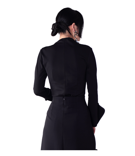 Sculpted Flare-Cuff Fitted Top / 3110404