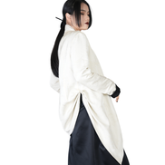 Ronin Draped Open-Front Jacket / 4012006