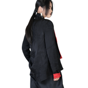 Ronin Draped Open-Front Jacket / 4012006