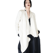 Ronin Draped Open-Front Jacket / 4012006