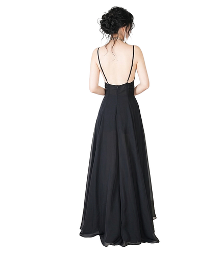 Midnight Veil Maxi Dress / 4041701