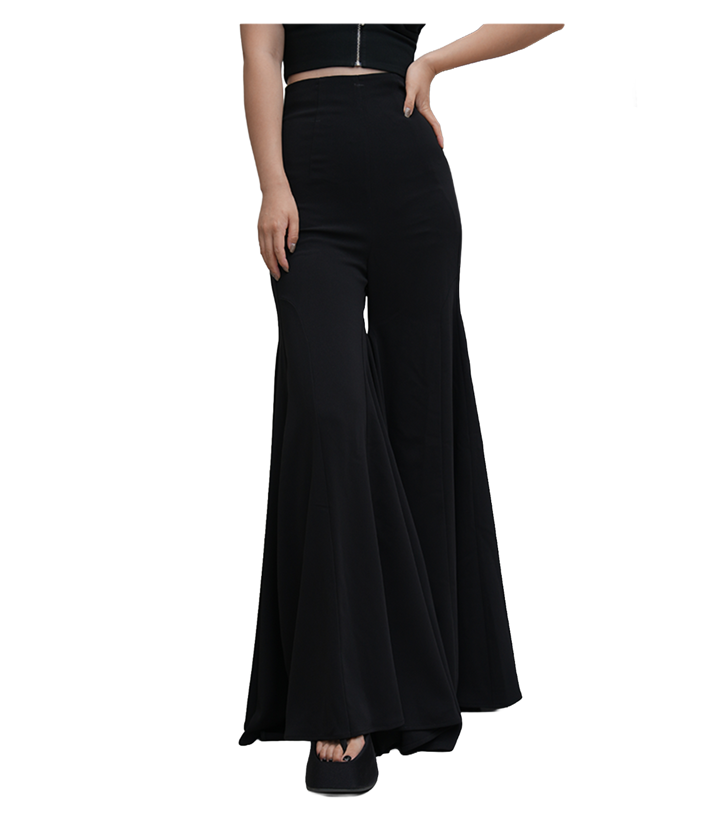 Eclipse High-Waist Flare Trousers / 4051102