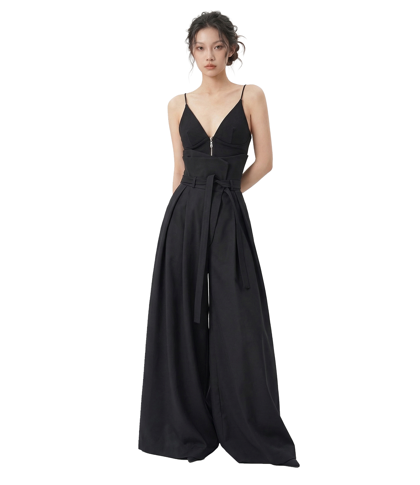 Obsidian Tie-Waist Wide Legging / 4083102
