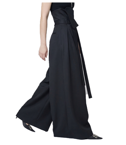 Obsidian Tie-Waist Wide Legging / 4083102