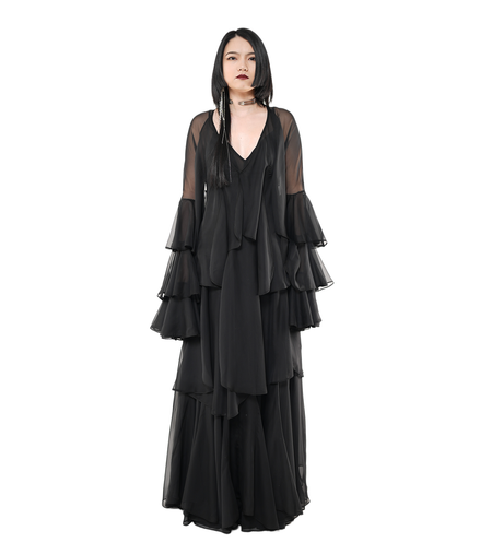Séance Tiered Chiffon Maxi Dress / 5031901