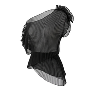 Wraith Pleated One-Shoulder Top / 5040901