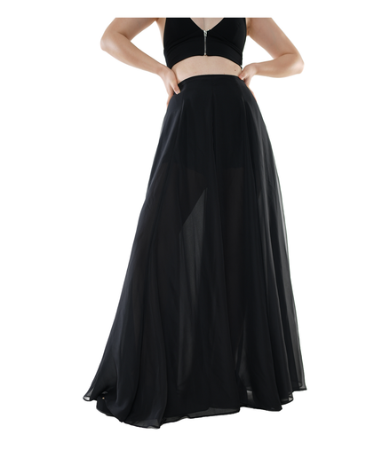 Void Organza Full-Circle Maxi Skirt / 5061409
