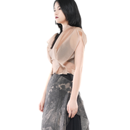 Reverie Organza Wrap Top / 5071206
