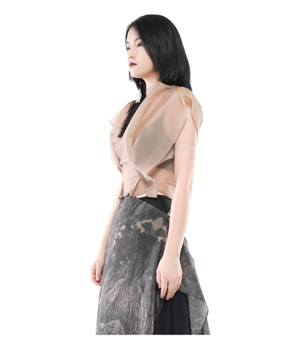 Reverie Organza Wrap Top / 5071206
