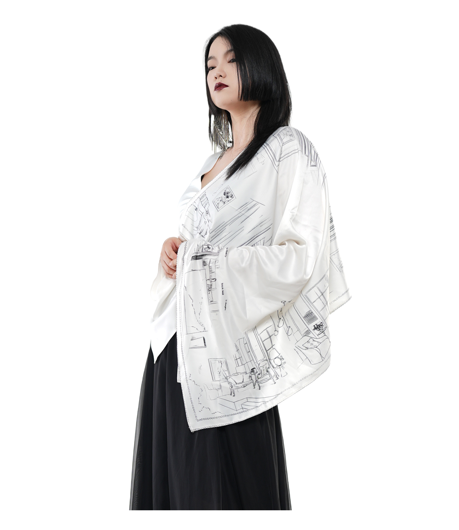 Blueprint Reverie Wrap Top / 5082005