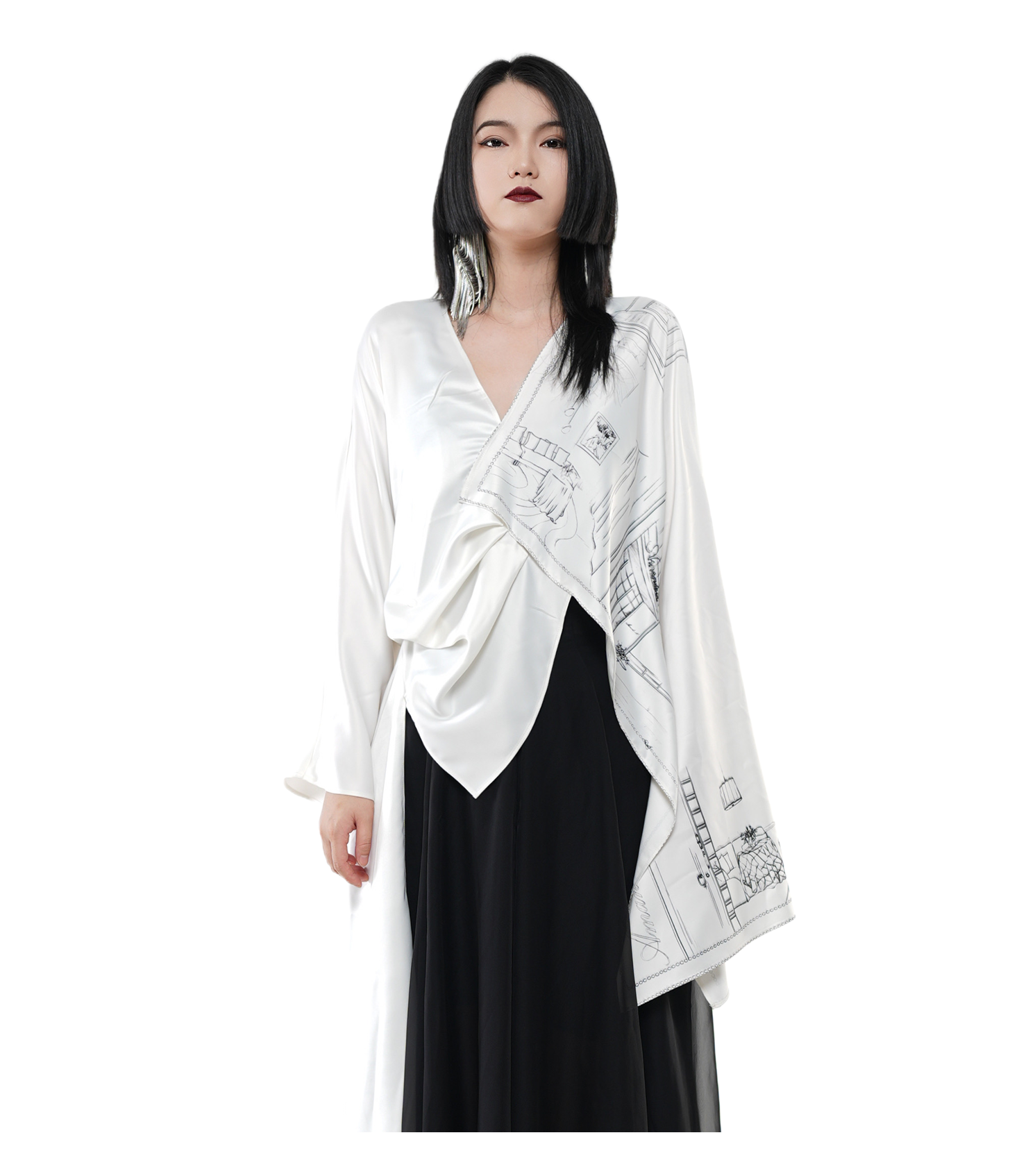 Blueprint Reverie Wrap Top / 5082005