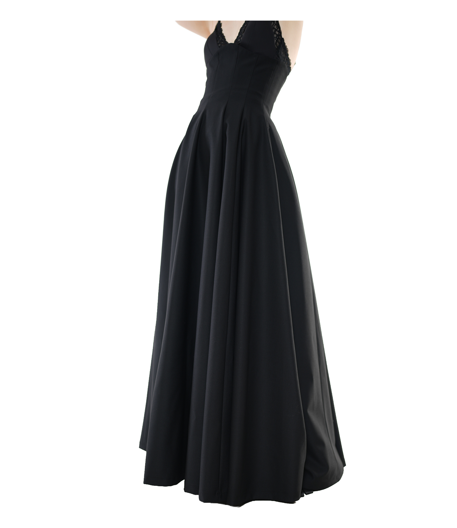 Noir Ballgown High Waist Skirt / 5083102