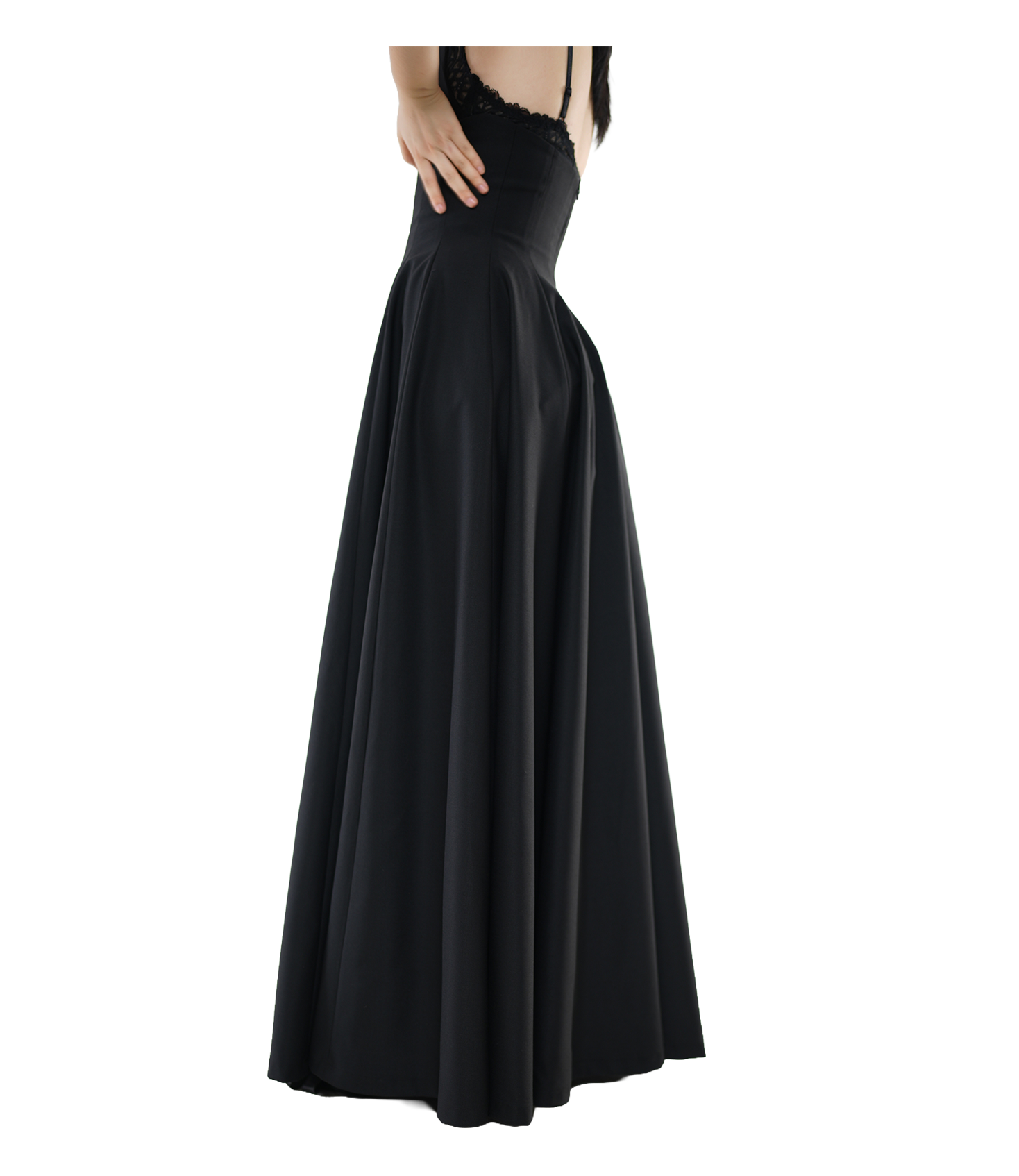 Noir Ballgown High Waist Skirt / 5083102