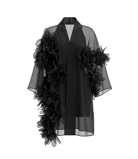 Phantom Bloom Sheer Kimono / 5090605