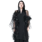 Phantom Bloom Sheer Kimono / 5090605