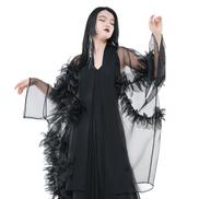 Phantom Bloom Sheer Kimono / 5090605