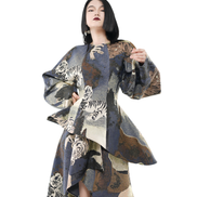 Tiger Chinese Embroidery Wrap Jacket / 5091301