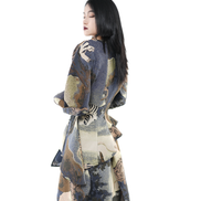 Tiger Chinese Embroidery Wrap Jacket / 5091301