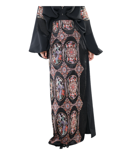 Imperial Medallion Jacquard Maxi Skirt / 5091306