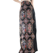 Imperial Medallion Jacquard Maxi Skirt / 5091306