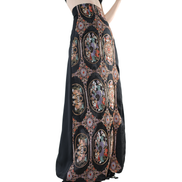 Imperial Medallion Jacquard Maxi Skirt / 5091306