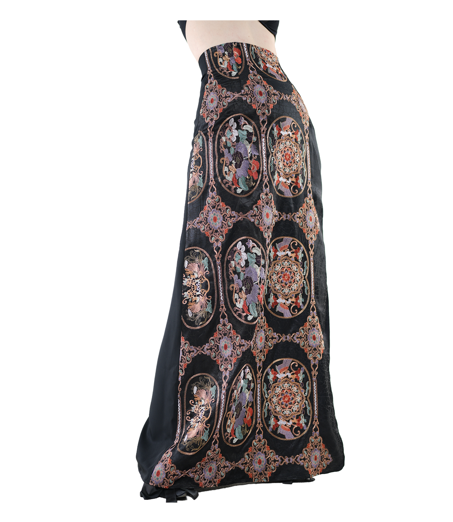 Imperial Medallion Jacquard Maxi Skirt / 5091306
