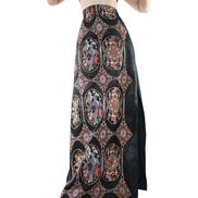 Imperial Medallion Jacquard Maxi Skirt / 5091306