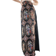 Imperial Medallion Jacquard Maxi Skirt / 5091306