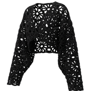 Nocturne Crochet Crop Jacket / 5092704