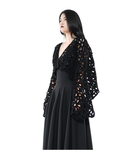 Nocturne Crochet Crop Jacket / 5092704
