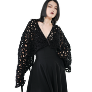 Nocturne Crochet Crop Jacket / 5092704