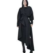 Phantom Asymmetric Knit Dress / 5100403