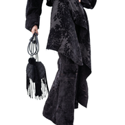 Shadow Bloom Double-Layer Jacquard Bell Trousers / 5101310