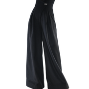 Ultra High-Waist Pleated Wide-Leg Trousers / 5112202