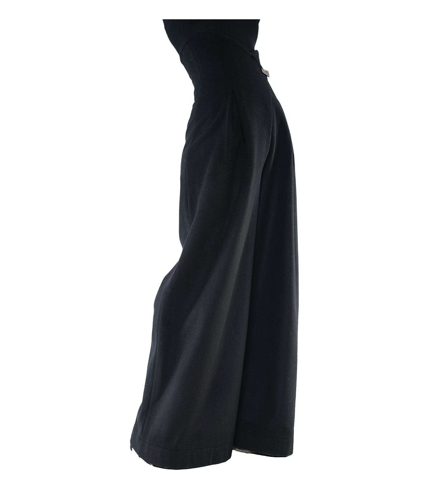 Ultra High-Waist Pleated Wide-Leg Trousers / 5112202