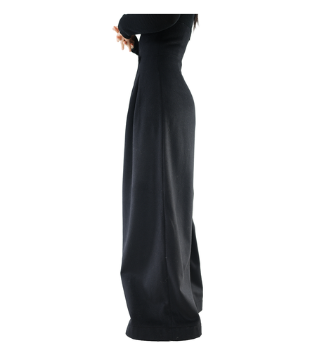 Ultra High-Waist Pleated Wide-Leg Trousers / 5112202