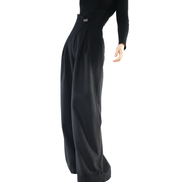 Ultra High-Waist Pleated Wide-Leg Trousers / 5112202
