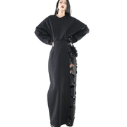 Dark Rose Cutwork Maxi Dress / 5112905