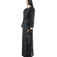 Dark Rose Cutwork Maxi Dress / 5112905