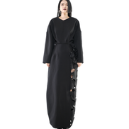 Dark Rose Cutwork Maxi Dress / 5112905