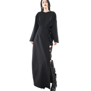 Dark Rose Cutwork Maxi Dress / 5112905