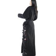 Dark Rose Cutwork Maxi Dress / 5112905