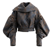Relic Drape Balloon-Sleeve Jacket / 5112907