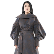 Relic Drape Balloon-Sleeve Jacket / 5112907