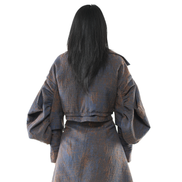 Relic Drape Balloon-Sleeve Jacket / 5112907
