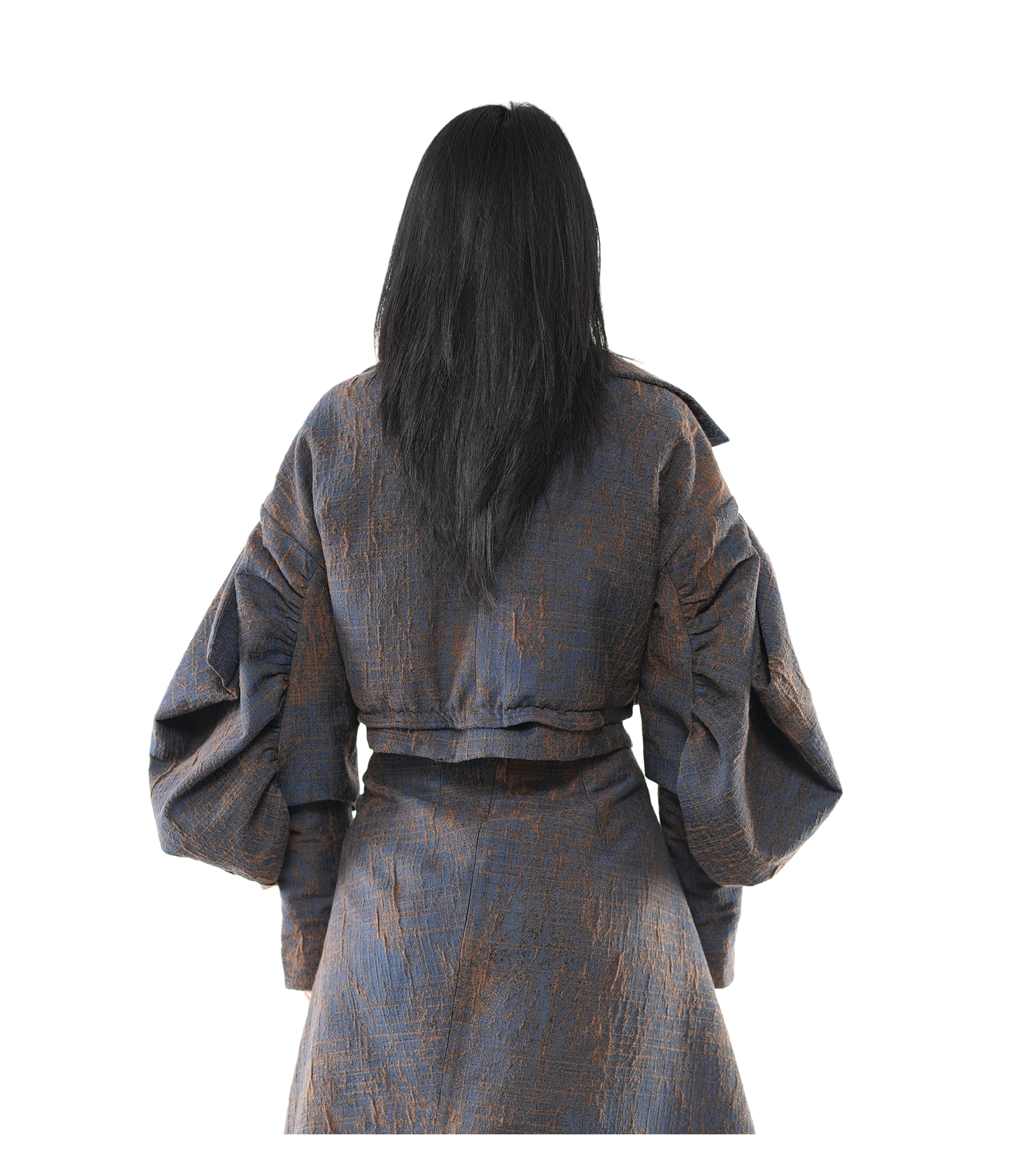 Relic Drape Balloon-Sleeve Jacket / 5112907