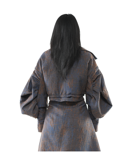 Relic Drape Balloon-Sleeve Jacket / 5112907