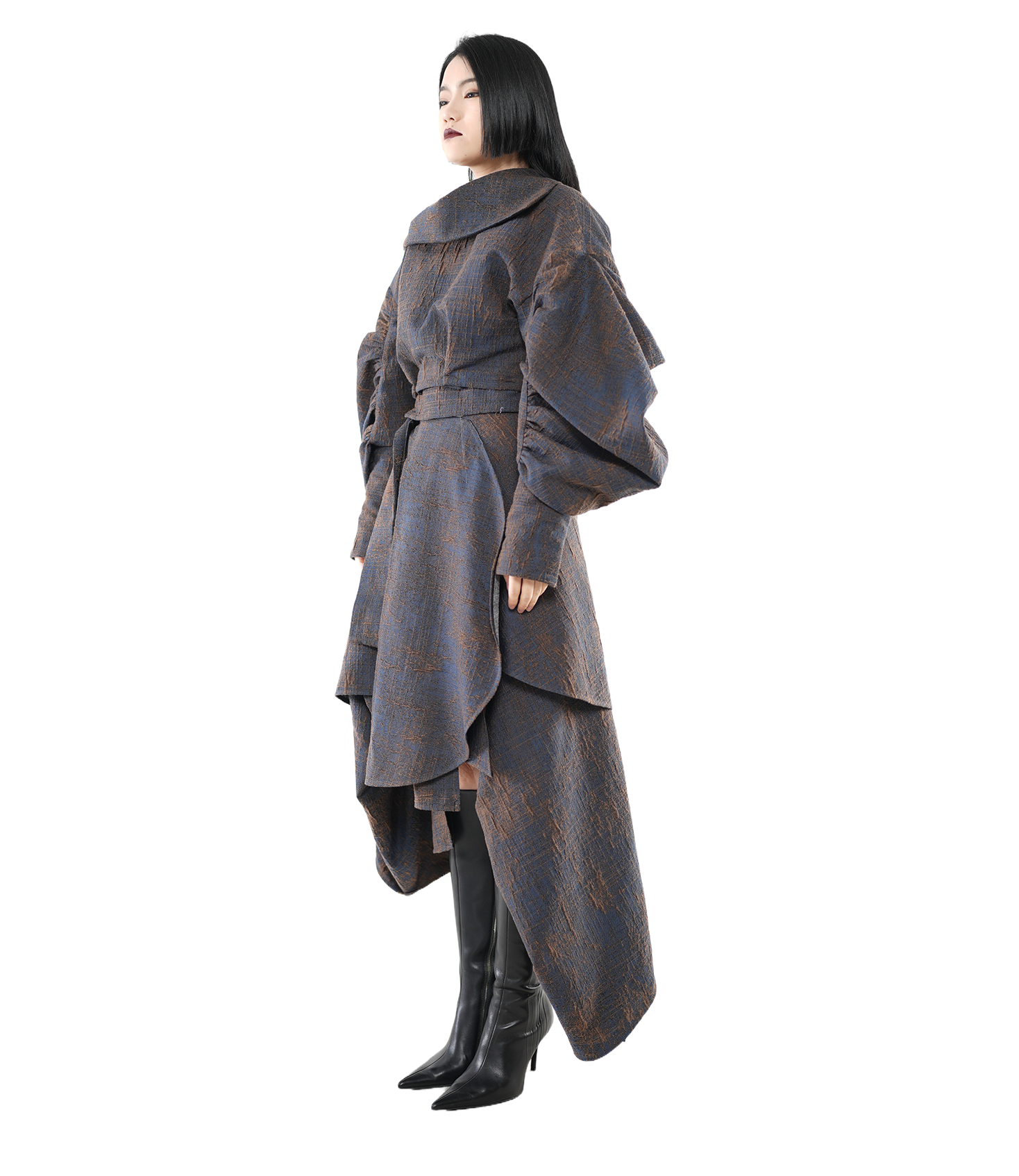 Relic Drape Balloon-Sleeve Jacket / 5112907