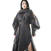 Relic Drape Balloon-Sleeve Jacket / 5112907