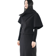 Void Cape-Collar Structured Top / 5120606